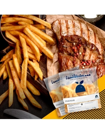 Batata 18Mm Steakhouse Arg Lambweston Cx5X2,5Kg