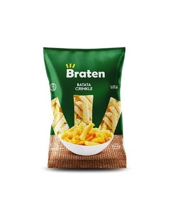 BATATA CRINKLE [ONDULADA] NAC BRATEN CX7X2KG/14KG