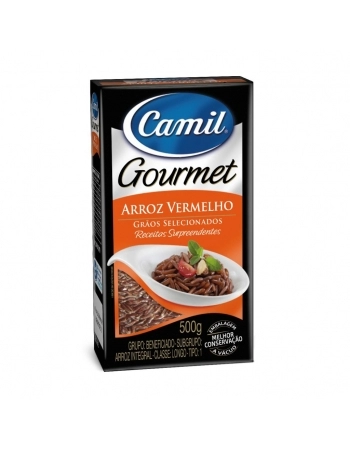 ARROZ VERMELHO CAMIL GOURMET FD12X500GR