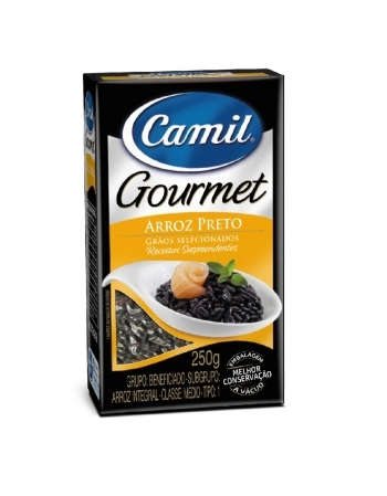 ARROZ PRETO CAMIL GOURMET FD12X250GR