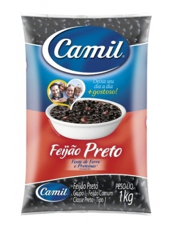 Feijao Preto Camil Fd10X1Kg