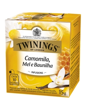 CHA CAMOMILA / MEL E BAUNILHA TWINING CX12X15GR