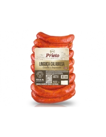 Linguica Calabresa Curva Prieto Ouro Cx2X5Kg