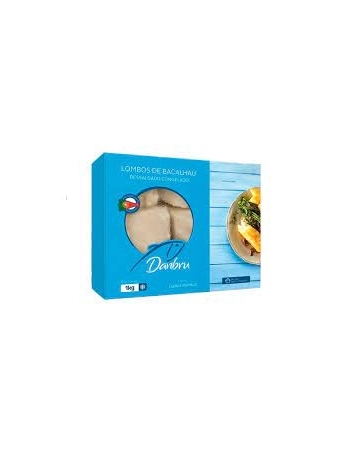 LOMBOS DE BACALHAU DESSALGADO CONGELADO DANBRU CX8X500GR