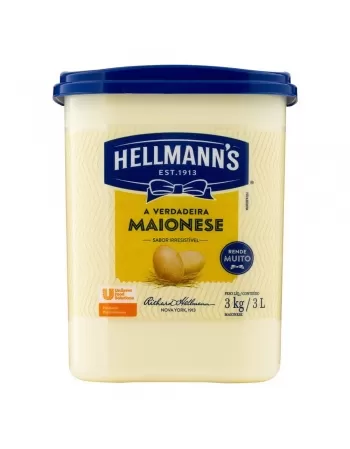 Maionese Balde Hellmans Cx6X3Kg