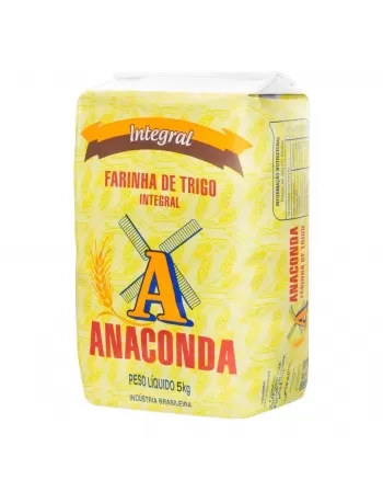 Farinha De Trigo Integral Anaconda Fd5X5Kg