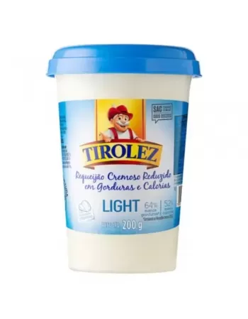 REQUEIJAO COPO LIGHT TIROLEZ CX24X200GR