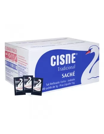 Sal Refinado Sache Cisne Cx1000X1Gr