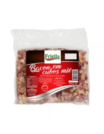 Bacon Cubetado Friella Cx10X1Kg