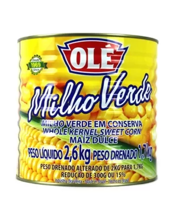 MILHO VERDE LATA OLE CX6X1,7KG