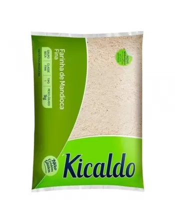 FARINHA DE MANDIOCA FINA KICALDO 10X1 KG