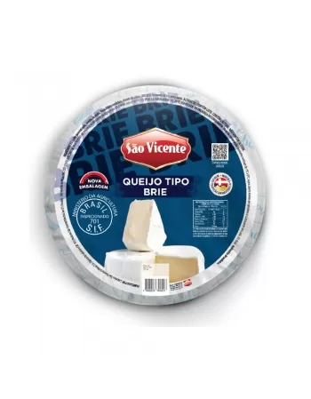 QUEIJO BRIE SÃO VICENTE (PEÇA +/-1KG)