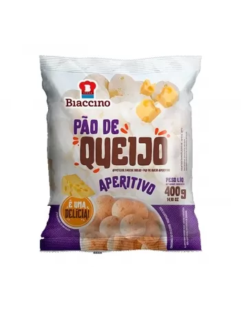 PÃO DE QUEIJO APERITIVO BIACCINO 20G FD12X PCT1KG