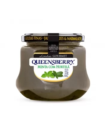 GELEIA DE MENTA E HORTELA QUEENSBERRY CX12X320GR